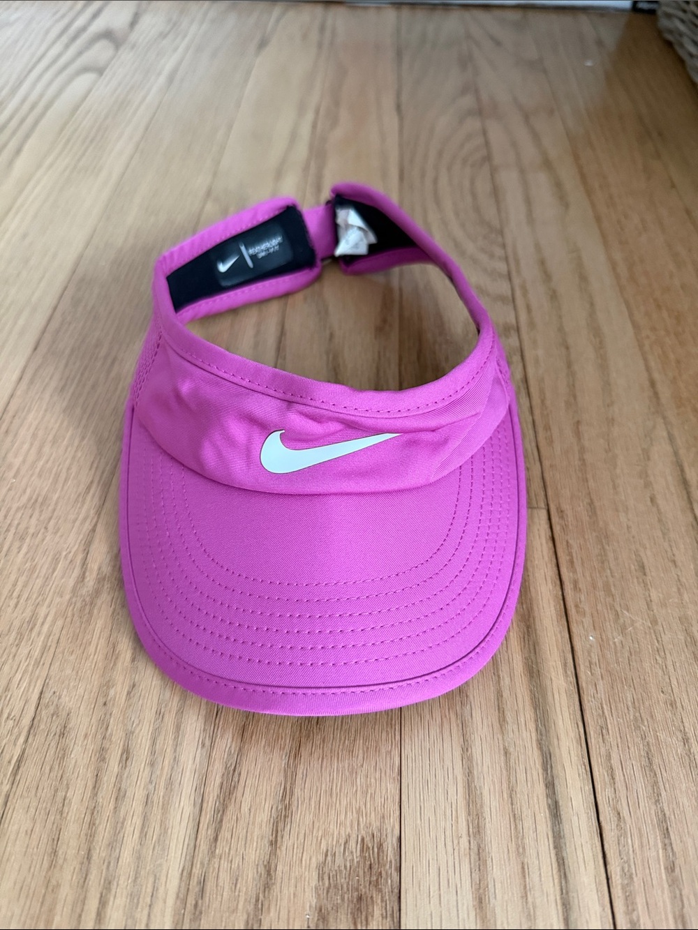 Nike Pink Visor with White Swoosh - OS